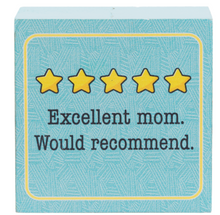 Load image into Gallery viewer, Humor Gift for Mom Block Talk