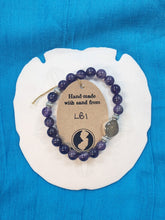 Load image into Gallery viewer, Natural Stone Bracelet with Beach Sand from Long Beach Island, NJ - LBI