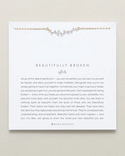 Load image into Gallery viewer, Dainty Beautifully Broken Necklace in Silver or Gold
