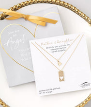 Load image into Gallery viewer, Mother and Daughter Necklace Gift Set