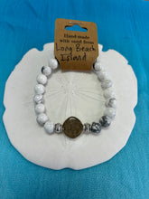 Load image into Gallery viewer, Natural Stone Bracelet with Beach Sand from Long Beach Island, NJ - LBI