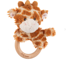 Load image into Gallery viewer, Jamie Giraffe Ring Rattle