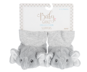 Jellybean Elephant Baby Slippers