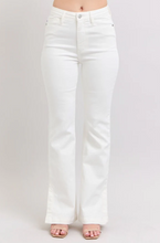 Load image into Gallery viewer, Judy Blue Jeans High Waist Side Slit Bootcut - White 50% off!