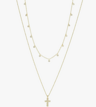 Load image into Gallery viewer, Kendra Scott Amelia Necklace Set Gold White Crystal