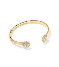 Load image into Gallery viewer, Kendra Scott Bella Cuff Bracelet White CZ