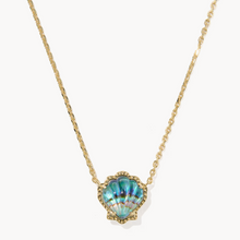 Load image into Gallery viewer, Kendra Scott Brynne Shell Necklace Gold Abalone Shell
