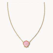 Load image into Gallery viewer, Kendra Scott Brynne Shell Pendant Necklace Gold Blush Mother of Pearl
