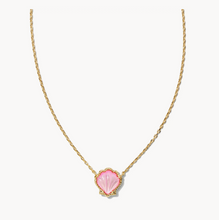 Load image into Gallery viewer, Kendra Scott Brynne Shell Pendant Necklace Gold Blush Mother of Pearl