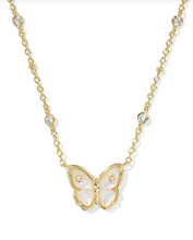 Load image into Gallery viewer, Kendra Scott Cailey Butterfly Pendant Necklace Mother of Pearl