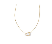 Load image into Gallery viewer, Kendra Scott Cheer Pendant Necklace White Mother of Pearl in Gold or Silver