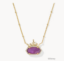 Load image into Gallery viewer, Kendra Scott Disney Princess Elisa Pendant Necklace Mauve Mother of Pearl