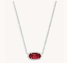 Load image into Gallery viewer, Kendra Scott Elisa Necklace Berry Glass in Silver or Gold