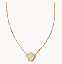Load image into Gallery viewer, Kendra Scott Brynne Shell Pendant Necklace Gold Ivory Mother of Pearl
