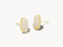 Load image into Gallery viewer, Kendra Scott Grayson Studs in Gold Iridescent Drusy