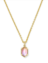 Load image into Gallery viewer, Kendra Scott Hallie Pendant Necklace Sunrise Watercolor Illusion