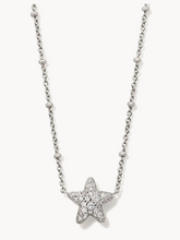 Load image into Gallery viewer, Kendra Scott Jae Star Pave Pendant White Crystal in Gold or Silver
