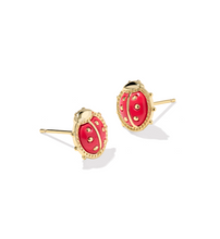 Load image into Gallery viewer, Kendra Scott Ladybug Stud Earrings
