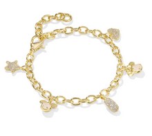 Load image into Gallery viewer, Kendra Scott Mickey Mouse and Minnie Mouse Charm Bracelet