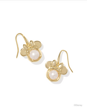 Load image into Gallery viewer, Kendra Scott Minnie Mouse Drop Earrings in White Pearl