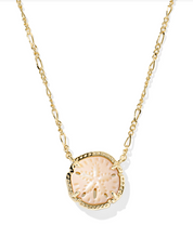 Load image into Gallery viewer, Kendra Scott Sand Dollar Necklace Natural Mother of Pearl