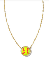 Load image into Gallery viewer, Kendra Scott Softball Pendant Necklace