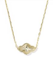 Load image into Gallery viewer, Kendra Scott Abbie Medallion Pendant Necklace Gold Hot Pink Mix