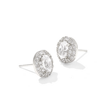 Load image into Gallery viewer, Kendra Scott Bella Stud Earrings White CZ