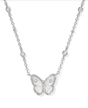 Load image into Gallery viewer, Kendra Scott Cailey Butterfly Pendant Necklace Mother of Pearl
