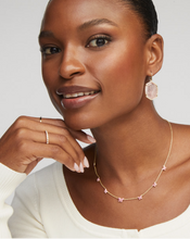 Load image into Gallery viewer, Kendra Scott Daphne Frame Drop Earrings Gold - Light Pink Mother of Pearl