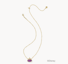Load image into Gallery viewer, Kendra Scott Disney Princess Elisa Pendant Necklace Mauve Mother of Pearl