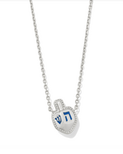 Load image into Gallery viewer, Kendra Scott Dreidel Short Pendant Necklace Ivory Mother of Pearl