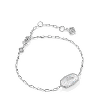 Load image into Gallery viewer, Kendra Scott Elaina Luxe Chain Bracelet White CZ