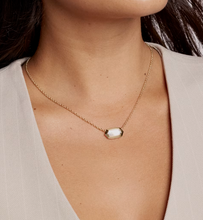 Load image into Gallery viewer, Kendra Scott Elisa Bezel Pendant Necklace Gold Ivory Mother of Pearl