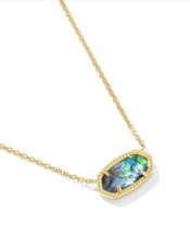 Load image into Gallery viewer, Kendra Scott Elisa Necklace Gold - Abalone Shell
