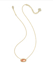 Load image into Gallery viewer, Kendra Scott Elisa Necklace Gold - Burnt Orange Mother of Pearl