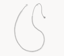 Load image into Gallery viewer, Kendra Scott Emery Tennis Necklace White Crystal