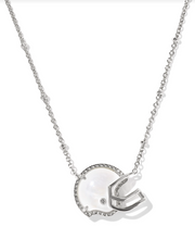 Load image into Gallery viewer, Kendra Scott Football Helmet Mother of Pearl Necklace