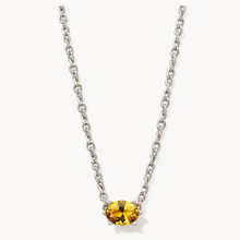Load image into Gallery viewer, Kendra Scott Gold Cailin Necklace In Golden Yellow Crystal - November
