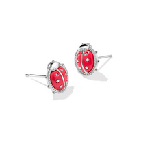 Load image into Gallery viewer, Kendra Scott Ladybug Stud Earrings
