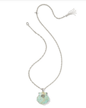 Load image into Gallery viewer, Kendra Scott Lucia Shell Pendant Necklace Gold - Green Chrysocolla
