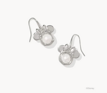 Load image into Gallery viewer, Kendra Scott Minnie Mouse Drop Earrings in White Pearl