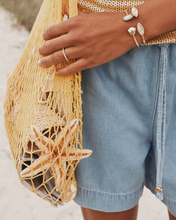 Load image into Gallery viewer, Kendra Scott Ophelia Cuff Bracelet Gold Iridescent Abalone