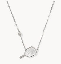 Load image into Gallery viewer, Kendra Scott Pickleball Necklace in Ivory Mother of Pearl in Gold or Silver
