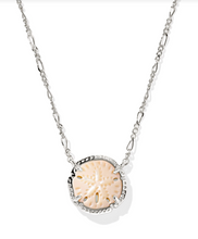 Load image into Gallery viewer, Kendra Scott Sand Dollar Necklace Natural Mother of Pearl