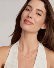 Load image into Gallery viewer, Kendra Scott Sierra Star Crystal Strand Necklace Red White and Blue Mix