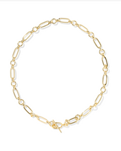 Load image into Gallery viewer, Kendra Scott Sylvia Metal Link Chain Necklace Gold or Silver