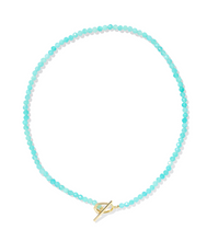Load image into Gallery viewer, Kendra Scott Sylvia Strand Necklace Gold Teal Amazonite