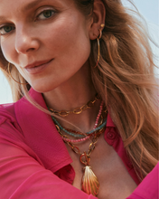 Load image into Gallery viewer, Kendra Scott Sylvia Strand Necklace Gold Teal Amazonite