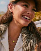Load image into Gallery viewer, Kendra Scott Tennis Necklace in Chartreuse Magnesite Gold or Silver